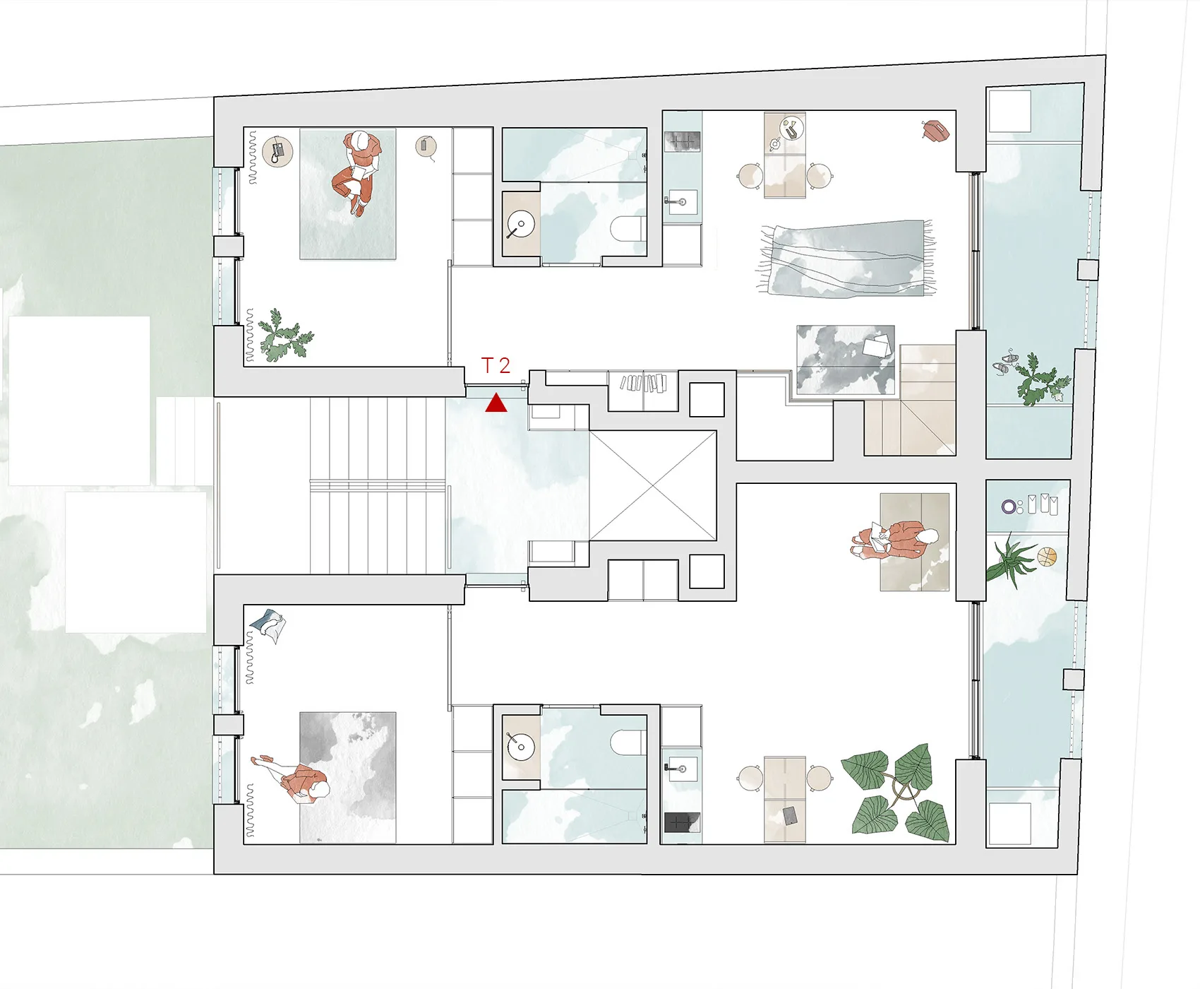 T2 — Plantas